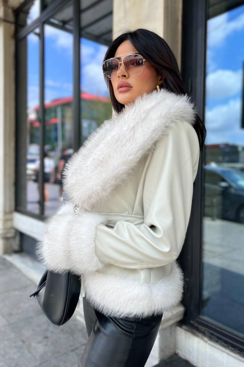 Jakna HUDILZA ECRU, Boja: drap, IVET.HR - MODERNA ODJEĆA