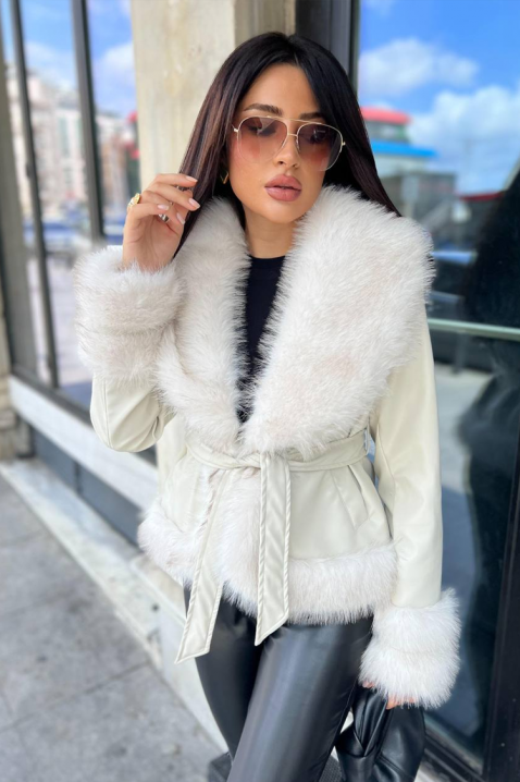 Jakna HUDILZA ECRU, Boja: drap, IVET.HR - MODERNA ODJEĆA