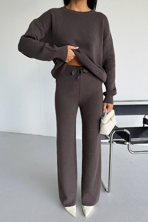 Komplet FOLDENZA MOCHA, Boja: moka, IVET.HR - MODERNA ODJEĆA