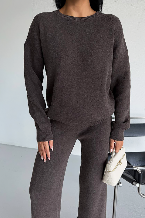 Komplet FOLDENZA MOCHA, Boja: moka, IVET.HR - MODERNA ODJEĆA