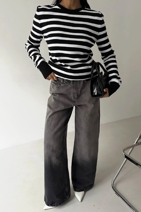 Džemper DAINORA, Boja: crna i bijela, IVET.HR - MODERNA ODJEĆA