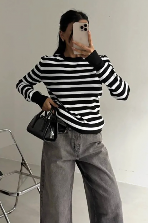 Džemper DAINORA, Boja: crna i bijela, IVET.HR - MODERNA ODJEĆA