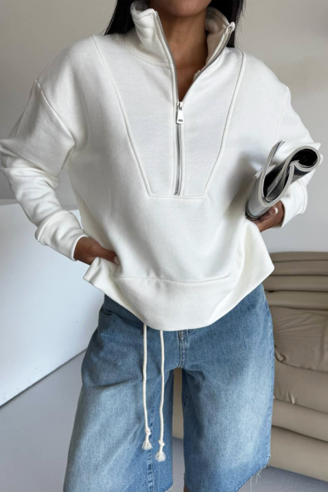 Dukserica KLOBERFA WHITE, Boja: bijela, IVET.HR - MODERNA ODJEĆA