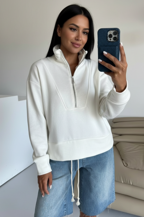 Dukserica KLOBERFA WHITE, Boja: bijela, IVET.HR - MODERNA ODJEĆA