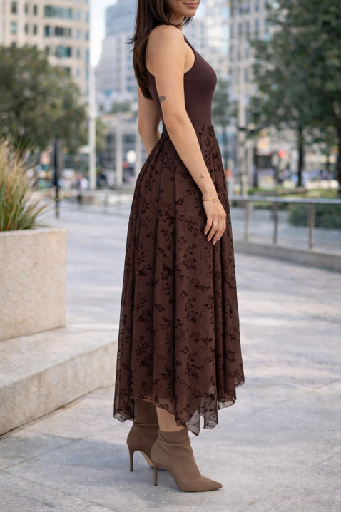 Suknja LOPLANDA, Boja: smeđa, IVET.HR - MODERNA ODJEĆA