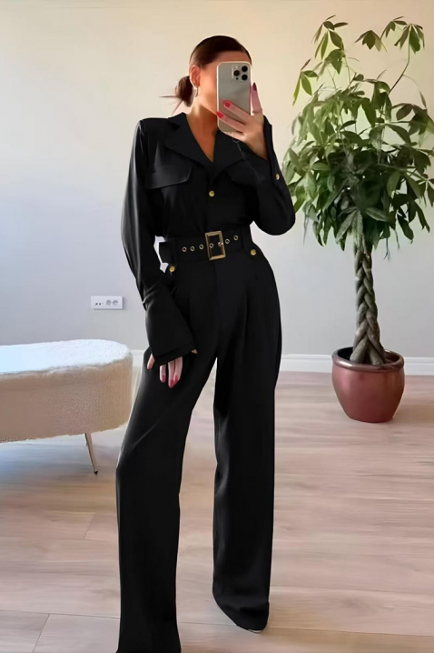 Kombinezon KOROLTA BLACK, Boja: crna, IVET.HR - MODERNA ODJEĆA