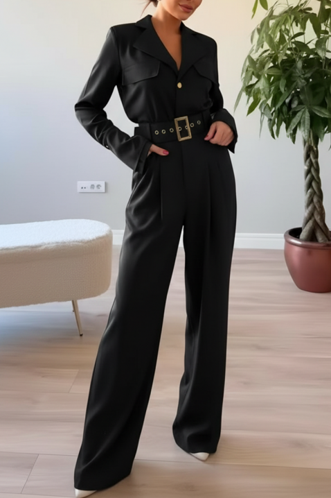 Kombinezon KOROLTA BLACK, Boja: crna, IVET.HR - MODERNA ODJEĆA