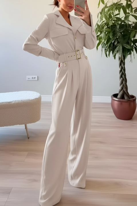 Kombinezon KOROLTA ECRU, Boja: drap, IVET.HR - MODERNA ODJEĆA