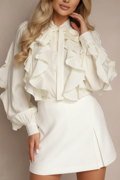 Ženska košulja VOLANDA ECRU, Boja: drap, IVET.HR - MODERNA ODJEĆA