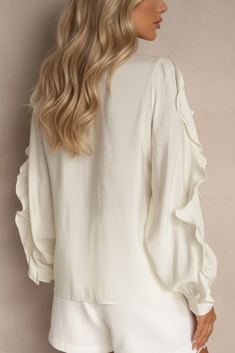 Ženska košulja VOLANDA ECRU, Boja: drap, IVET.HR - MODERNA ODJEĆA