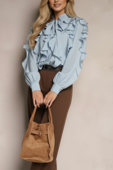 Ženska košulja VOLANDA SKY, Boja: svijetlo plava, IVET.HR - MODERNA ODJEĆA