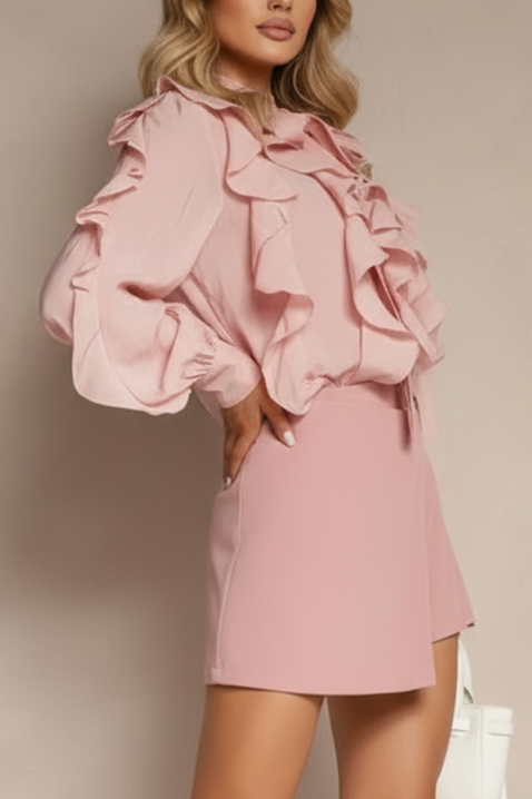 Ženska košulja VOLANDA PUDRA, Boja: pudera, IVET.HR - MODERNA ODJEĆA