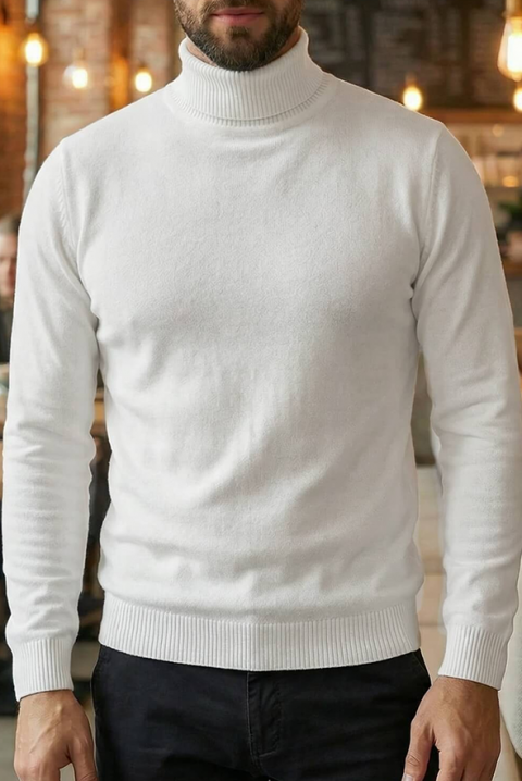 Muški džemper BENZEMO WHITE, Boja: bijela, IVET.HR - MODERNA ODJEĆA