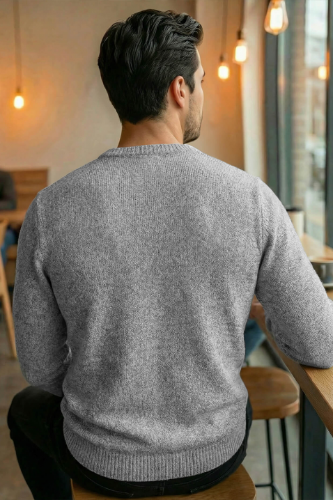 Muški džemper KARELDO GREY, Boja: siva, IVET.HR - MODERNA ODJEĆA