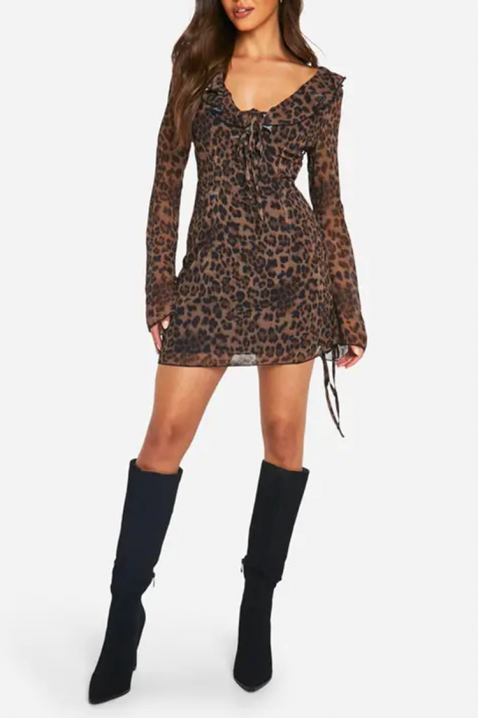 Haljina KINOLDA, Boja: smeđa, IVET.HR - MODERNA ODJEĆA