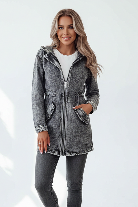 Teksas jakna ANREOLA, Boja: siva, IVET.HR - MODERNA ODJEĆA