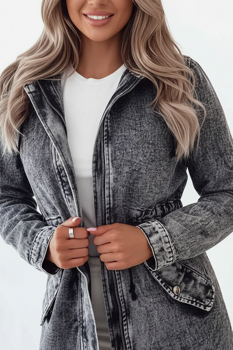 Teksas jakna ANREOLA, Boja: siva, IVET.HR - MODERNA ODJEĆA