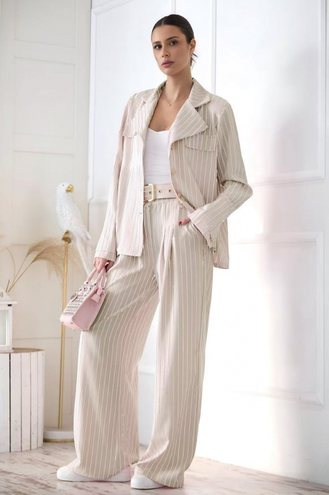 Komplet ASENSORA ECRU, Boja: drap, IVET.HR - MODERNA ODJEĆA