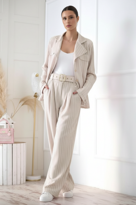 Komplet ASENSORA ECRU, Boja: drap, IVET.HR - MODERNA ODJEĆA