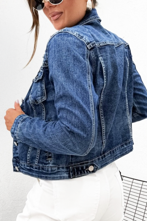 Teksas jakna ELVRINDA, Boja: tamnoplava, IVET.HR - MODERNA ODJEĆA