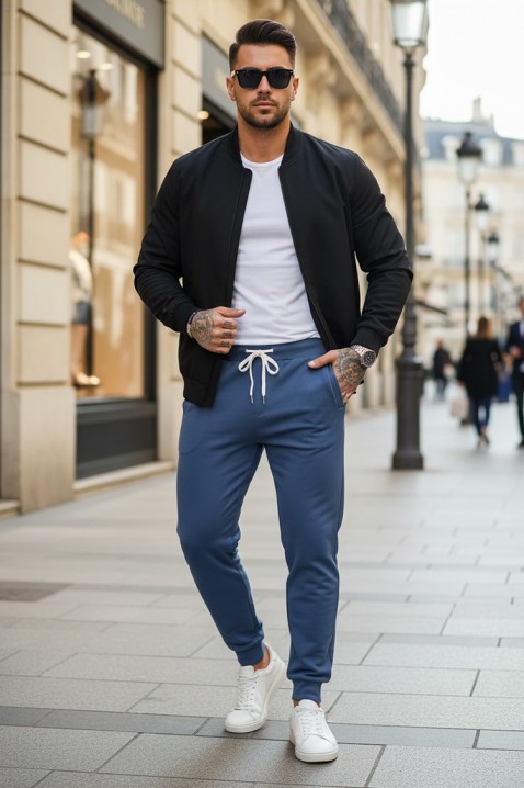 Muške hlače LORODO BLUE, Boja: plava, IVET.HR - MODERNA ODJEĆA