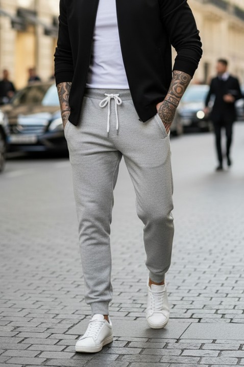 Muške hlače LORODO GREY, Boja: siva, IVET.HR - MODERNA ODJEĆA