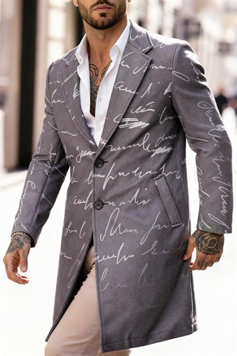 Muški kaput REBELDO, Boja: grafitna, IVET.HR - MODERNA ODJEĆA