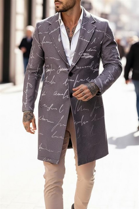 Muški kaput REBELDO, Boja: grafitna, IVET.HR - MODERNA ODJEĆA