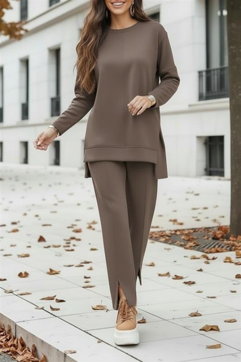 Komplet KALTINA BROWN, Boja: smeđa, IVET.HR - MODERNA ODJEĆA