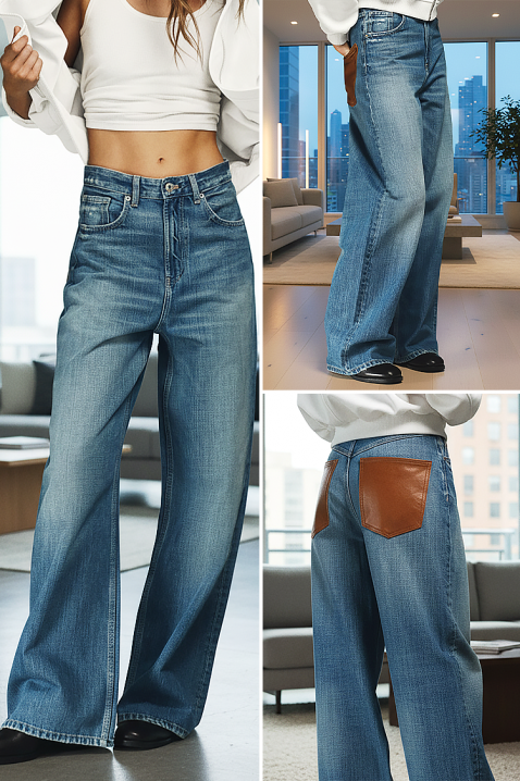 Traperice DALORENZA, Boja: svijetlo plava, IVET.HR - MODERNA ODJEĆA