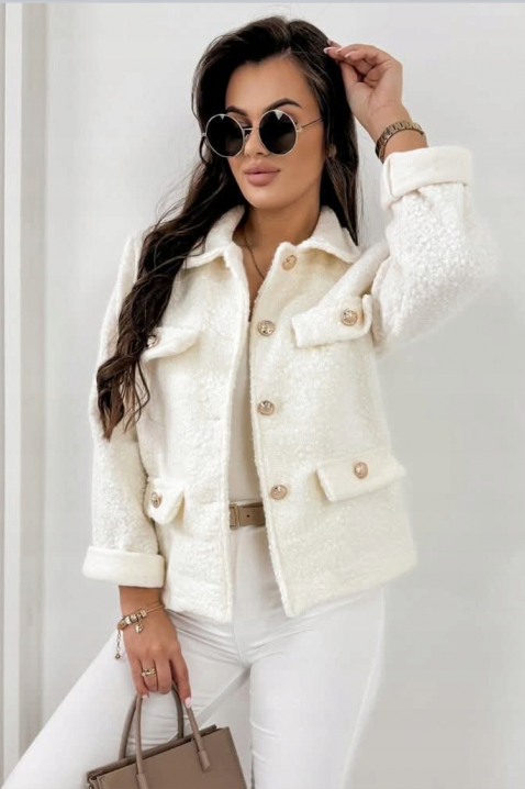 Jakna REDIOLJA ECRU, Boja: drap, IVET.HR - MODERNA ODJEĆA