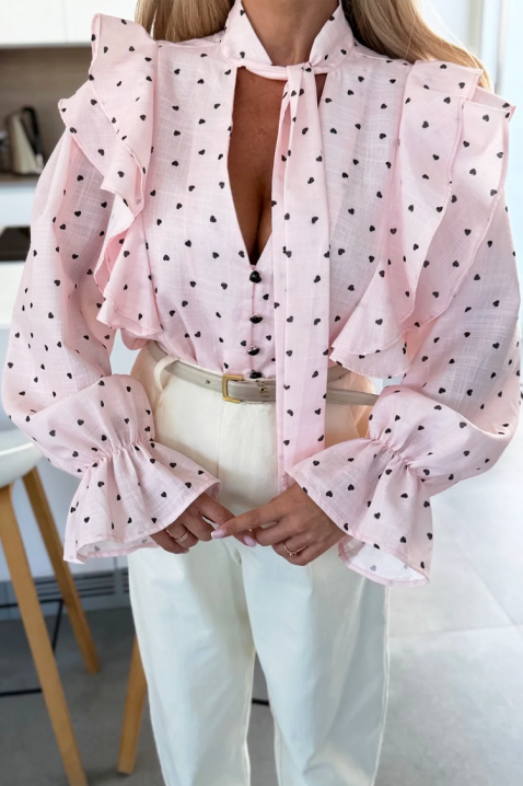 Ženska košulja SROVOLZA PUDRA, Boja: pudera, IVET.HR - MODERNA ODJEĆA