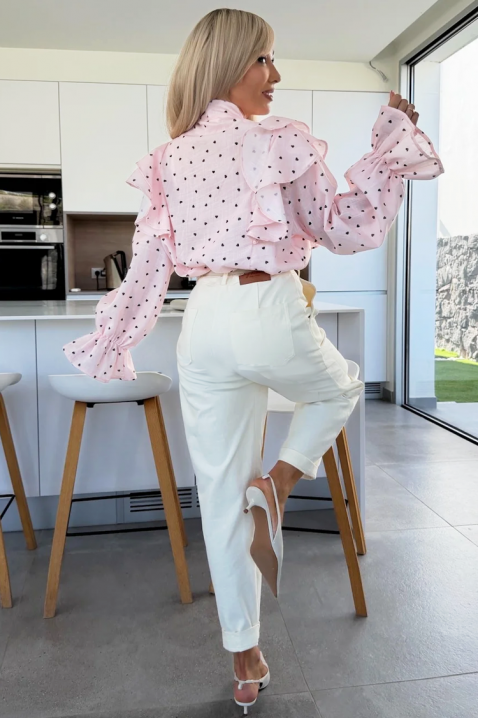 Ženska košulja SROVOLZA PUDRA, Boja: pudera, IVET.HR - MODERNA ODJEĆA