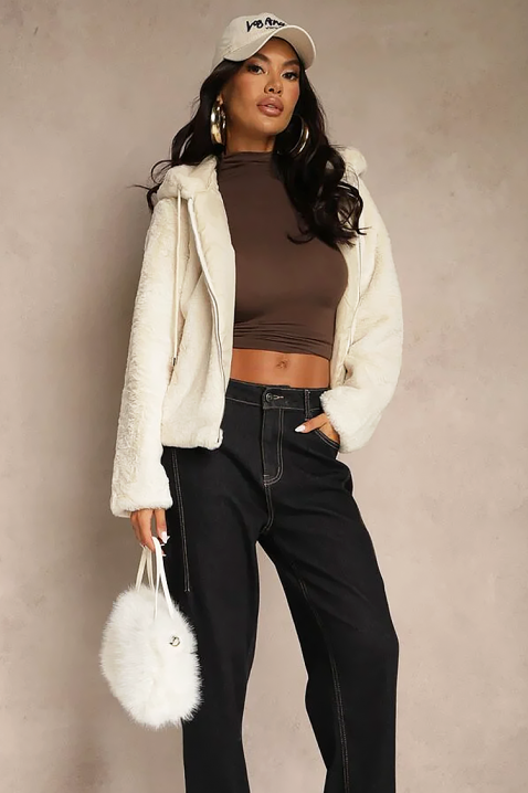 Jakna FLONDERZA ECRU, Boja: drap, IVET.HR - MODERNA ODJEĆA