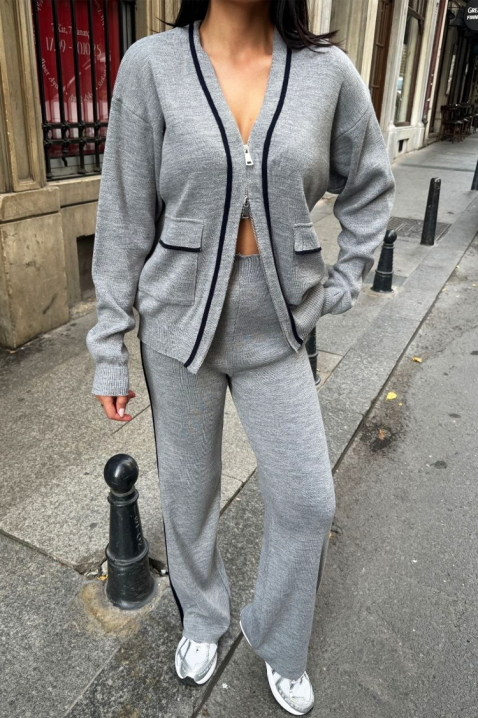 Komplet TROHELMA GREY, Boja: siva, IVET.HR - MODERNA ODJEĆA