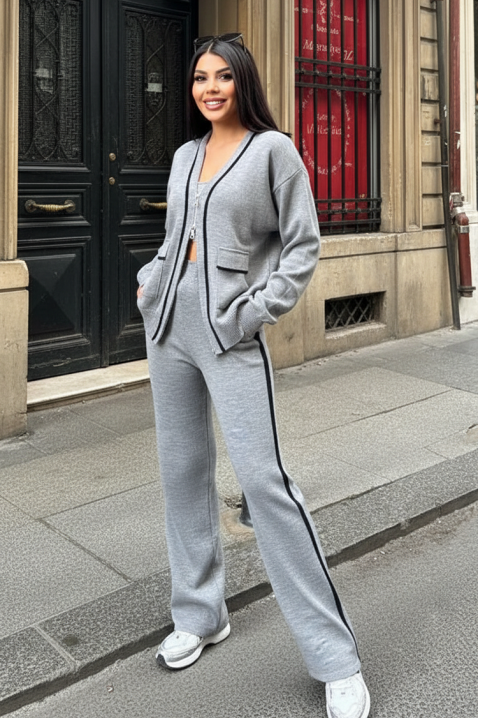 Komplet TROHELMA GREY, Boja: siva, IVET.HR - MODERNA ODJEĆA