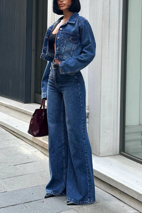 Komplet VLAMENZA, Boja: plava, IVET.HR - MODERNA ODJEĆA