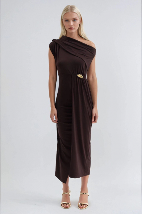 Haljina MINORELA BROWN, Boja: smeđa, IVET.HR - MODERNA ODJEĆA