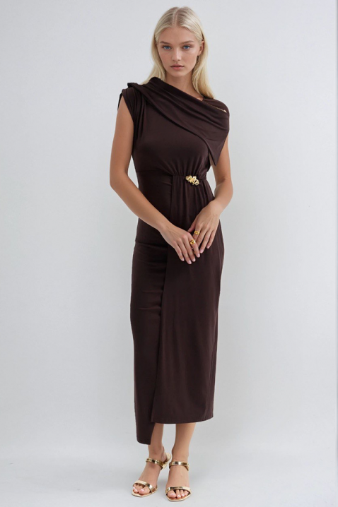 Haljina MINORELA BROWN, Boja: smeđa, IVET.HR - MODERNA ODJEĆA