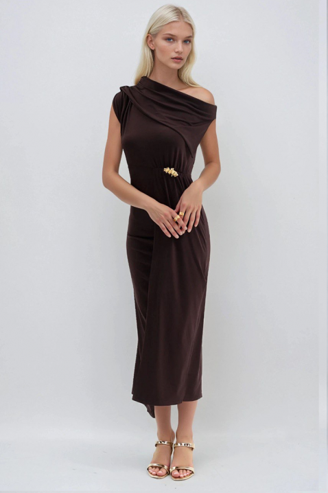 Haljina MINORELA BROWN, Boja: smeđa, IVET.HR - MODERNA ODJEĆA