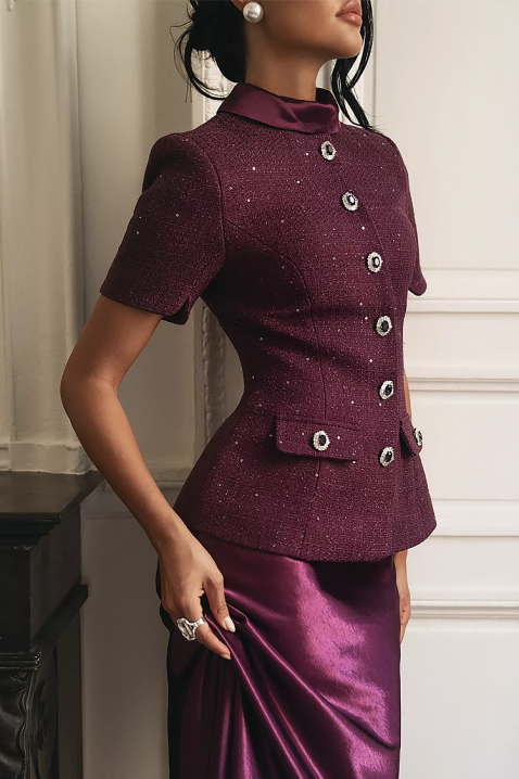 Komplet BIRKINZA PURLE, Boja: ljubičasta, IVET.HR - MODERNA ODJEĆA