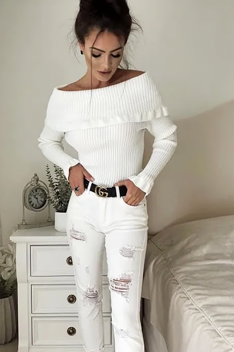 Ženska bluza PENSOLDA WHITE, Boja: bijela, IVET.HR - MODERNA ODJEĆA