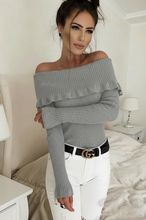 Ženska bluza PENSOLDA GREY, Boja: siva, IVET.HR - MODERNA ODJEĆA