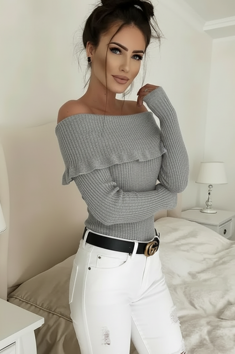 Ženska bluza PENSOLDA GREY, Boja: siva, IVET.HR - MODERNA ODJEĆA