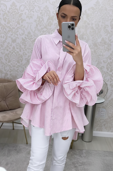 Ženska košulja BRENILGA PINK, Boja: roza, IVET.HR - MODERNA ODJEĆA