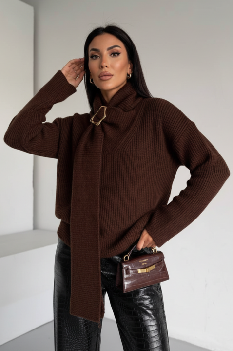 Džemper MIKONZA BROWN, Boja: smeđa, IVET.HR - MODERNA ODJEĆA