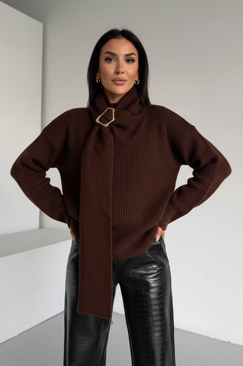 Džemper MIKONZA BROWN, Boja: smeđa, IVET.HR - MODERNA ODJEĆA