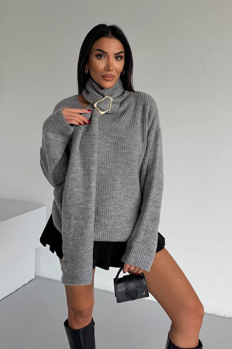 Džemper MIKONZA GREY, Boja: siva, IVET.HR - MODERNA ODJEĆA