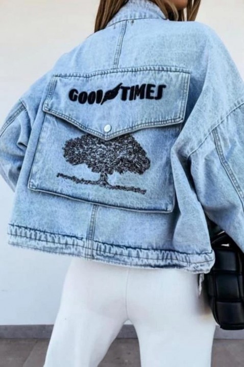 Traper jakna TANVELZA BLUE, Boja: plava, IVET.HR - MODERNA ODJEĆA