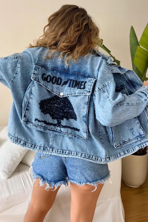 Traper jakna TANVELZA BLUE, Boja: plava, IVET.HR - MODERNA ODJEĆA